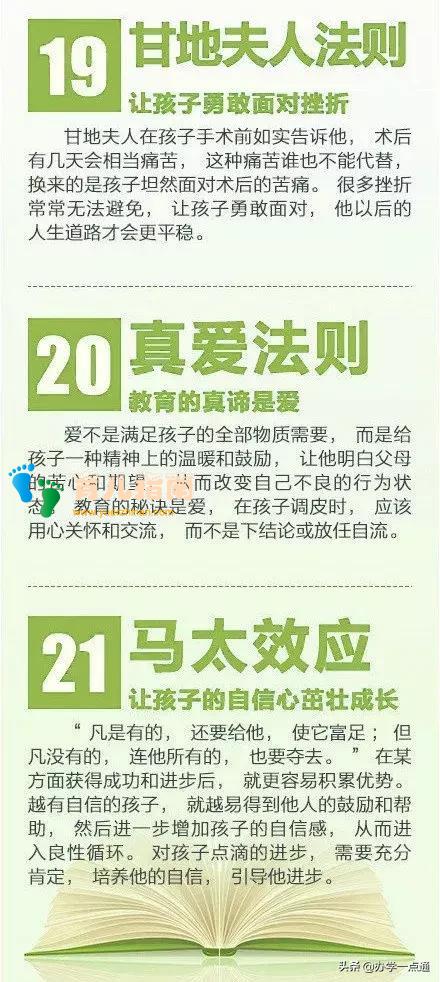 世界上最伟大的25个教育法则