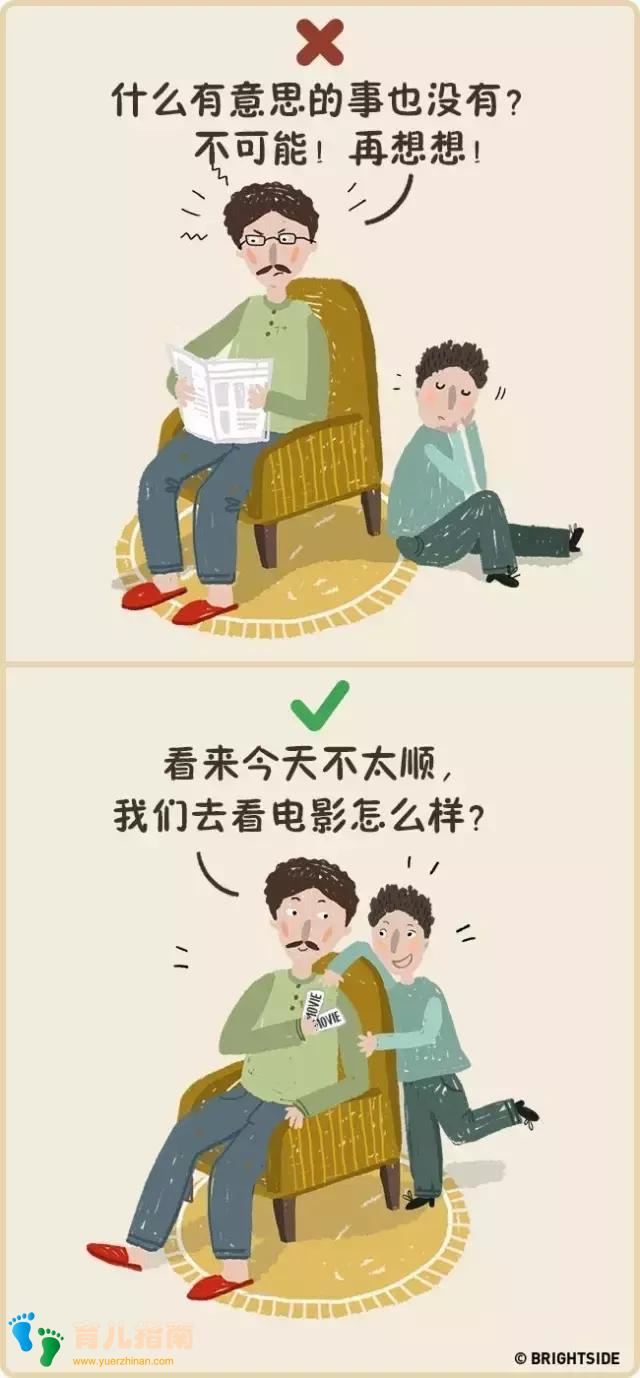 4张图告诉你,好父母是怎么和孩子说话的