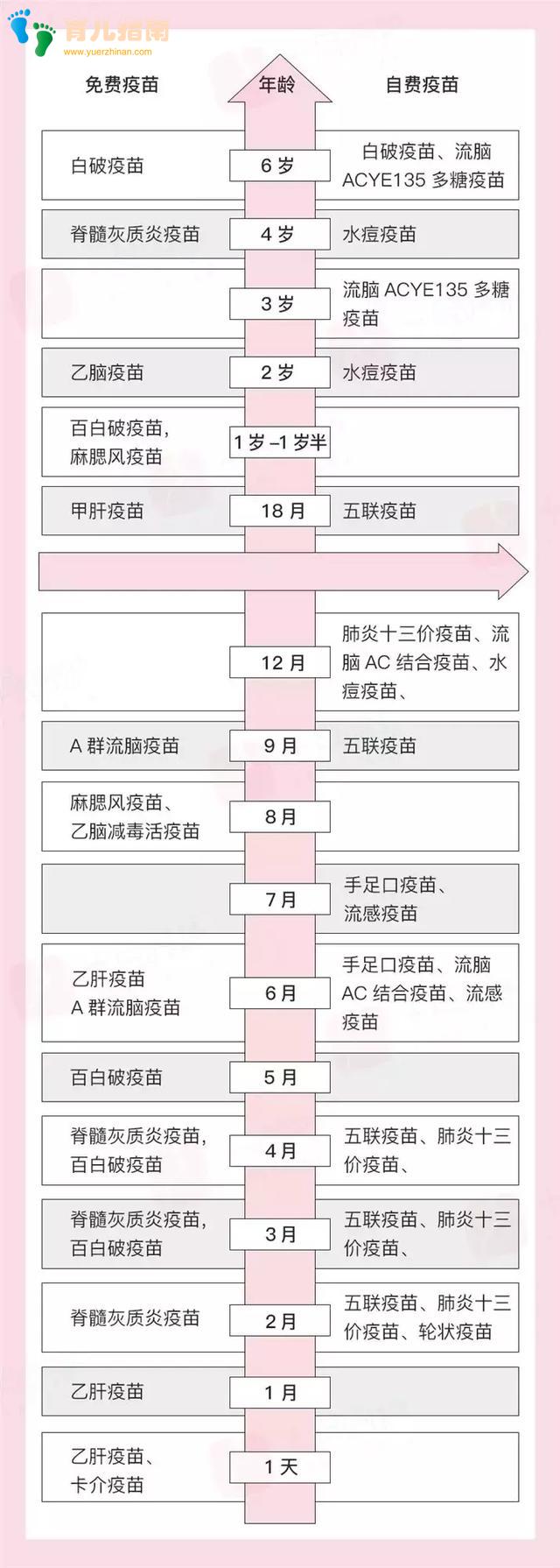 最新的宝宝疫苗接种指南,快为宝宝收藏,晚一秒都是损失