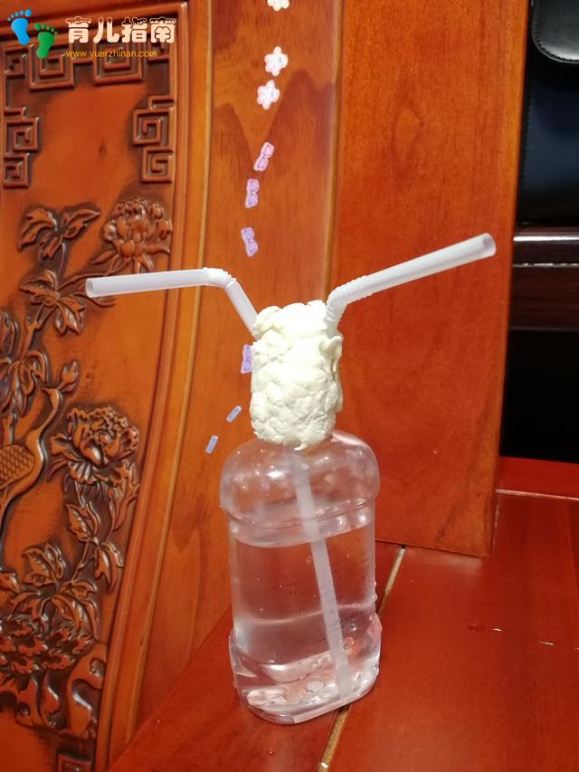 喷泉表演?也可以跟孩子一起来制作