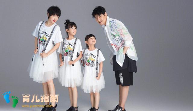 陆毅带妻女合体拍大片,不懂亲子装搭配的赶紧get,两女儿真会拍