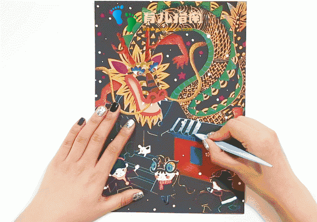 玩具测评：DIY儿童刮画，3秒吸引宝宝瞬间安静，真的有这么神奇吗