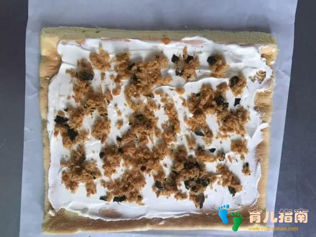 小孩子们特爱吃的蛋糕卷，肉松海苔奶油卷