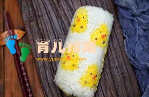 小茉家饮食：教你做超可爱的小黄鸡寿司卷，原来寿司还可以这么玩