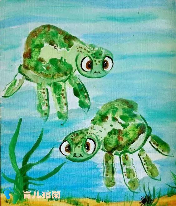 儿童创意手工大全 | 这么有创意的拓印画，你陪孩子在家玩过吗？