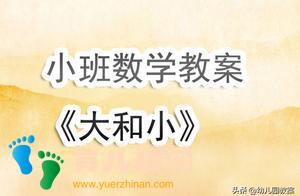 小班数学教案《大和小》反思