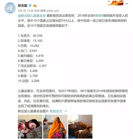 美国麻疹爆发