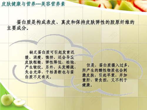 四大营养素的缺乏对皮肤的影响