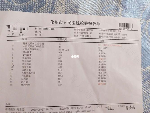 解脲支原体检查报告怎么看