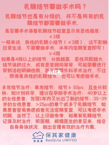 乳腺结节会让胸变小吗 乳腺结节会让胸变小吗