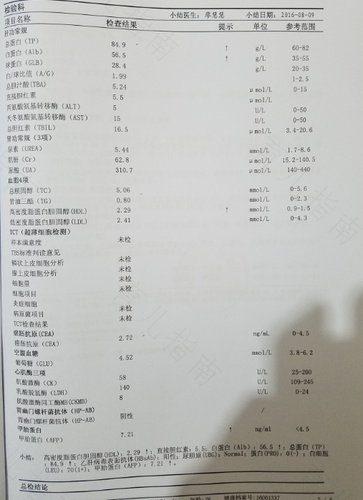 快速总蛋白偏高什么意思 快速总蛋白偏高什么意思