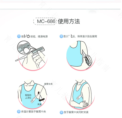 腋窝体温如何测量