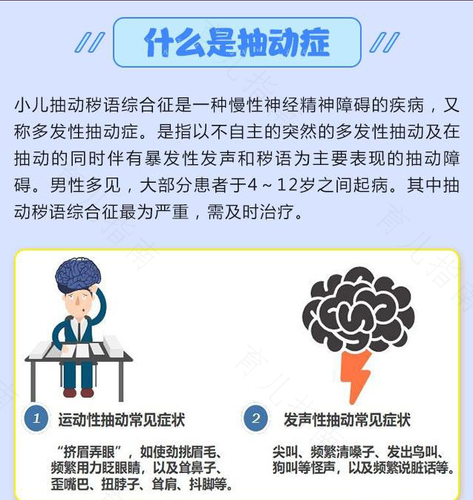 抽动障碍临床表现