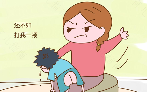 经常挨打的孩子和没被打过的孩子