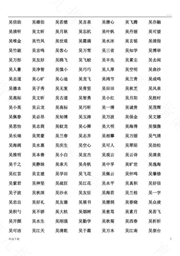 给姓吴的孩子取名字 给姓吴的孩子取名字