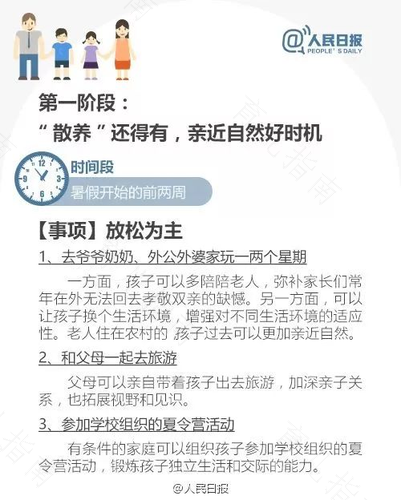 暑假时间表，请老师转给家长，帮孩子过个终身受益的假期！收藏
