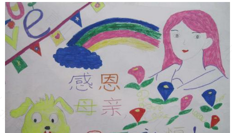 感恩节儿童画图片简单
