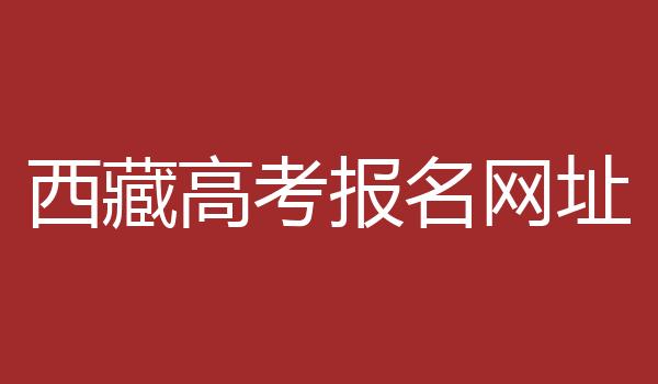 西藏高考报名网址