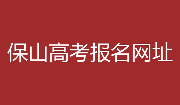 保山高考报名网址