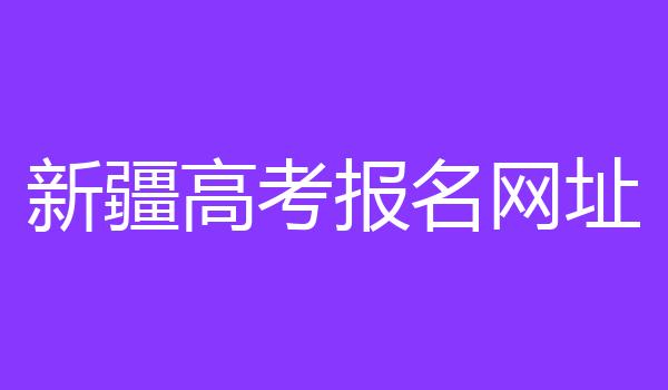 新疆高考报名网址