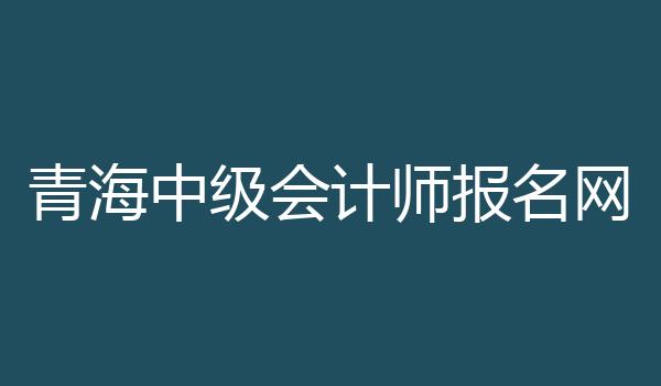 青海中级会计师报名网